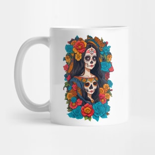 Sugar Skull Halloween Mug